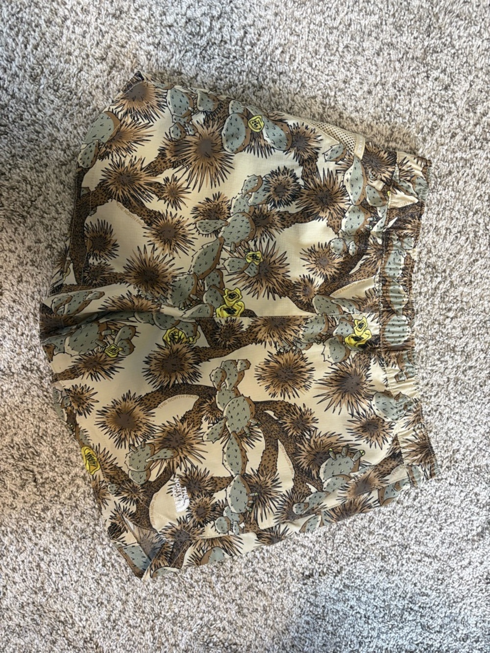 Cactus Print Shorts in Beige & Brown - The North Face